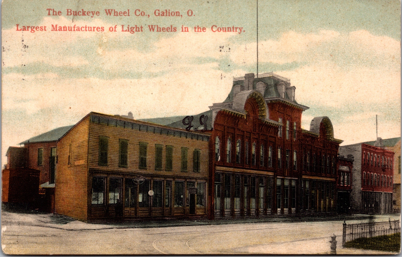 Buckeye Wheel Company factory in Galion